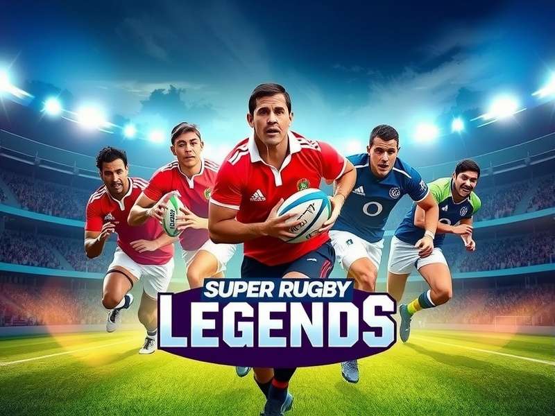 Super Rugby Legends game cover featuring Indian rugby players